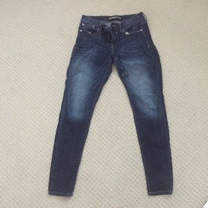Express 6R mid rise skinny jeans